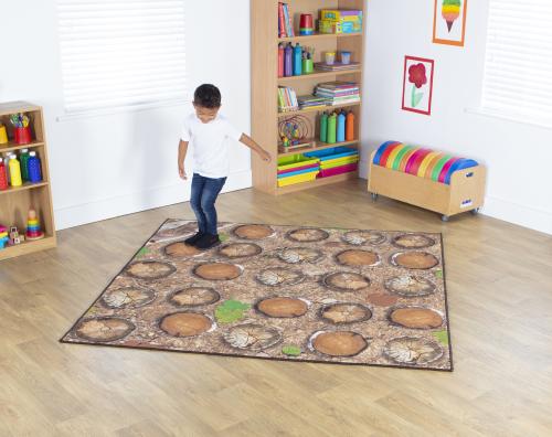 Kit For Kids Natural World Woodland and Minibeasts Double Sided Carpet