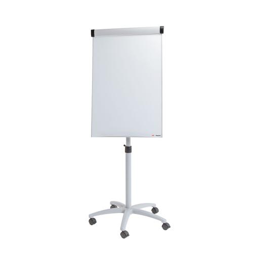 Buzzard Mobile Flipchart Easel – White (For Use with All A1 Flipchart Pads)