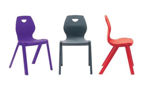 Flaire one piece chair choice of sizes and colour