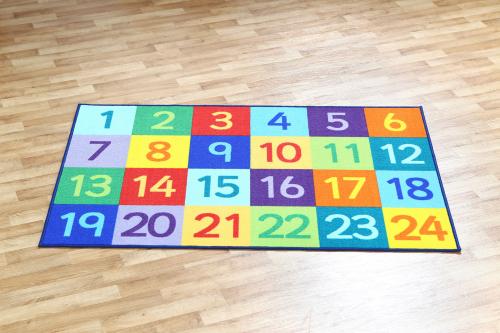 Kit For Kids Rainbow\u2122 1-24 Numbers Carpet