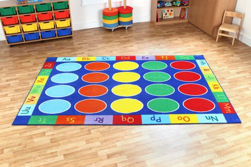 Kit For Kids Rainbow™ ABC Rectangular Carpet