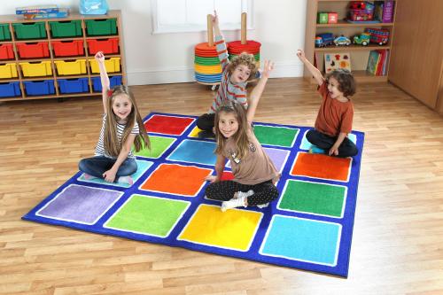 Kit For Kids Rainbow™ Square Placement Carpet