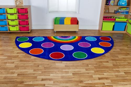 Kit For Kids Rainbow™ Semi-Circle Placement Carpet