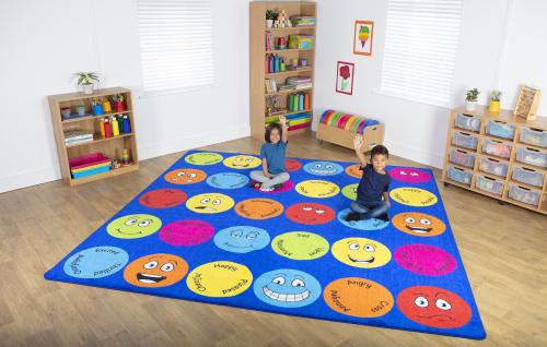 Kit For Kids Emotions\u2122 Large Square Placement Carpet
