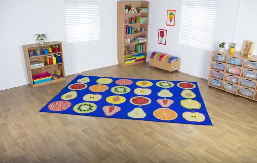 Kit For Kids Fruit Rectangular Placement Carpet