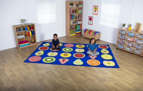 Kit For Kids Fruit Rectangular Placement Carpet