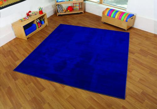 Kit For Kids Luxury Super soft Square Carpet Navy Blue