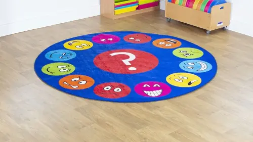 Kit For Kids Emotions™ Faces Circular Carpet