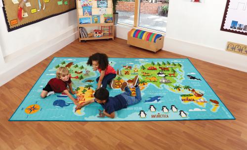 Kit For Kids Animals and Places of the World Carpet