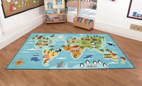 Kit For Kids Animals and Places of the World Carpet