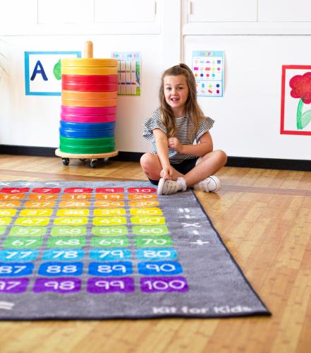 Kit For Kids 100 Square Counting Grid Carpet