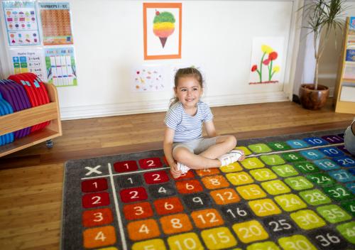 Kit For Kids Kit For Kids 100 Square Counting Grid Carpet
