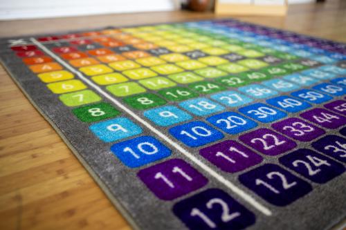 Kit For Kids Kit For Kids 100 Square Counting Grid Carpet