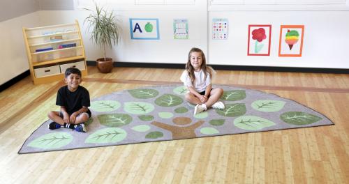 Kit For Kids Natural World Semi Circle Leaf Placement Carpet