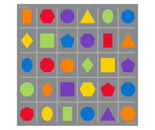 Kit For Kids Geometric Shapes Carpet