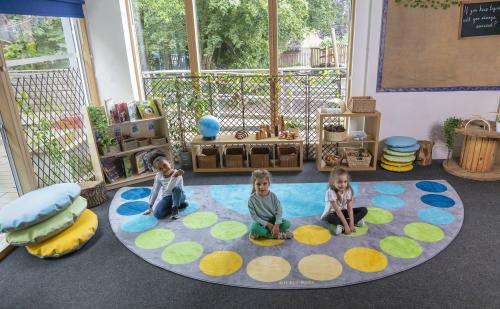 Kit For Kids Lake Large Semi-Circle Carpet