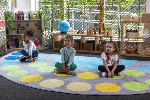 Kit For Kids Lake Large Semi-Circle Carpet