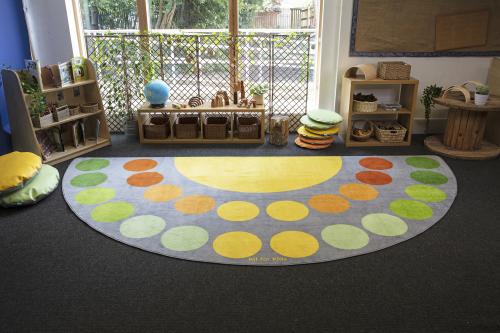 Kit For Kids Safari Large Semi-Circle Carpet