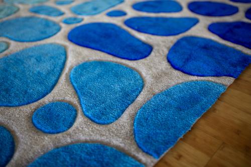 Water droplet super deluxe carved carpet