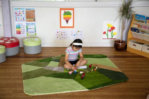 Kit For Kids Aerial Landscape Super Deluxe Carved Carpet