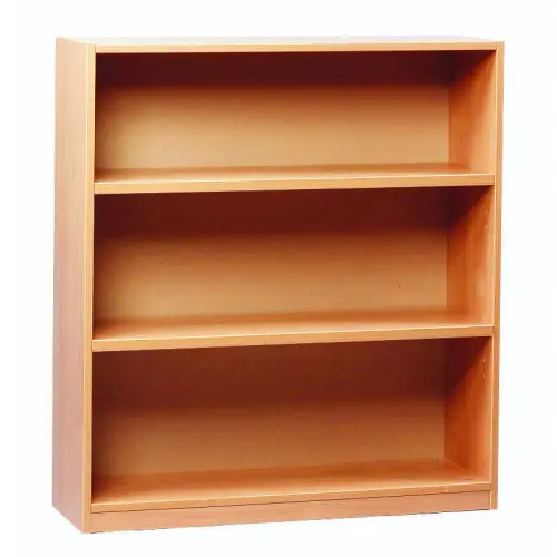 Monarch Open Bookcase – 2 Adjustable Shelves – Beech – W900 x D320 x H1000mm