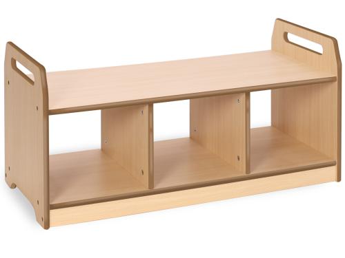 Monarch Early Years Low Level Storage Bench in Maple – Classroom Storage & Seating