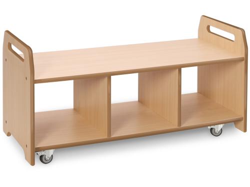 Monarch Early Years Mobile Low Level Storage Unit in Maple – Classroom Storage