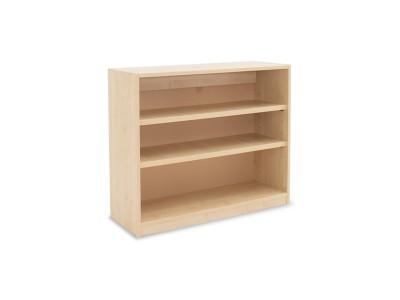Monarch Open Bookcase – 2 Adjustable Shelves – Maple – W900 x D320 x H750mm