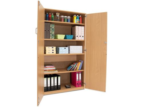 Monarch Cupboard – 4 Adjustable Shelves & 1 fixed shelf – Beech – W1024 x D477 x H1818mm