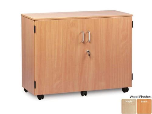 Monarch Mobile Cupboard – 2 Adjustable Shelves – Beech – W1024 x D477 x H893mm