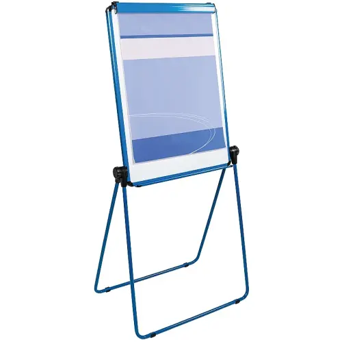 Metroplan Ultimate Loop Leg Flipchart Easel – Blue (For Use with A1 Flipchart Pads)