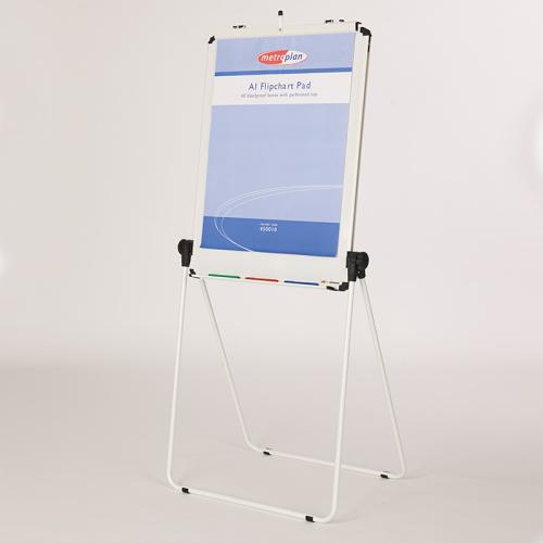 Metroplan Ultimate Loop Leg Flipchart Easel – White (For Use with A1 Flipchart Pads)