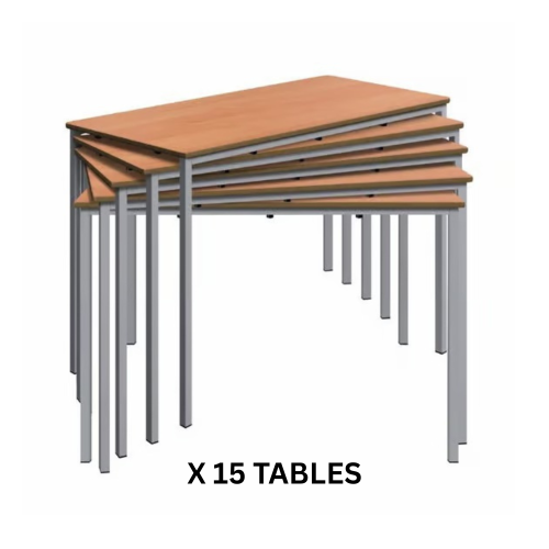 Classroom Table Pack – 15 fully welded classroom tables 1200x600
