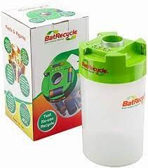 BATTERY RECYCLING BIN WITH BUILT IN