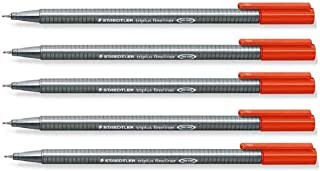 STAEDTLER RED 0.3MM TRIPLUS FINELINER