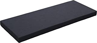 Bench Cushions Black 80mm thick