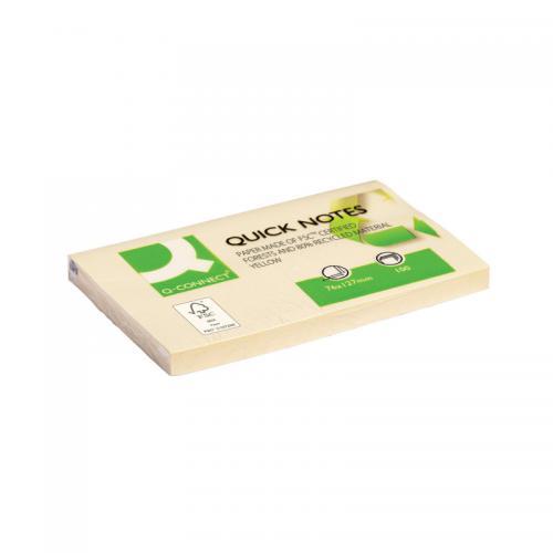 Q-Connect Quick Notes Recycled 76x127mm