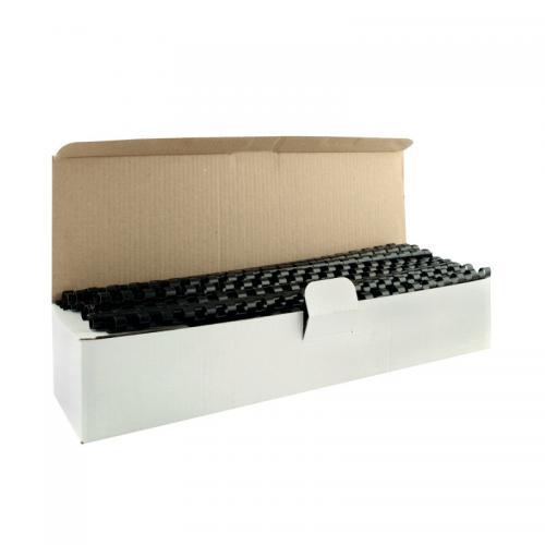 Q-Connect 8mm Black Binding Comb Pk100