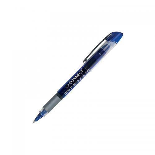 Q-Connect Liquid Rollerball Blue Pk10