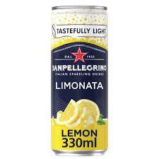 San Pellegrino Lemon Sparkling Can Pk24