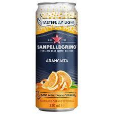 San Pellegrino Orange Sparkling Can P24