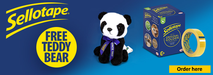 Homepage Sellotape Bear Banner