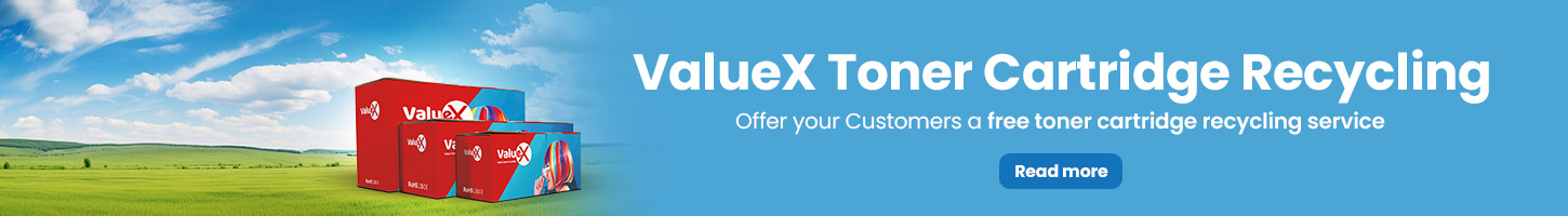 ValueX Toner Cartridge Recycling banner