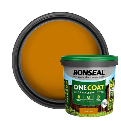 Onecoat Harvest Gold 9L Shed & Fence Protector