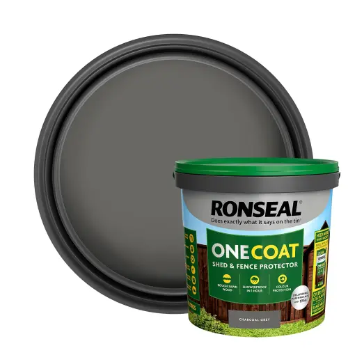 Onecoat Charcoal Grey 9L Shed & Fence Protector