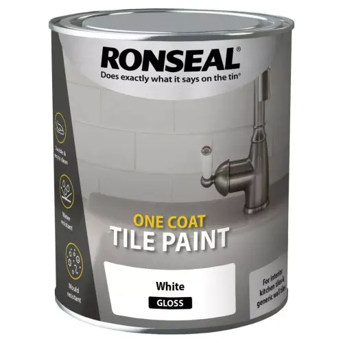 Tile Paint Brilliant White 750ml