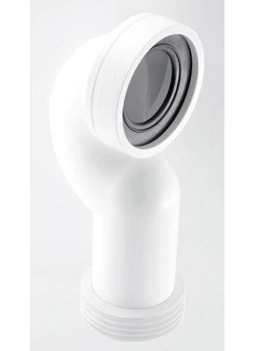 McAlpine WCCONQ Spacesaver Rigid 90 Degree WC Connector (Adjustable Length)
