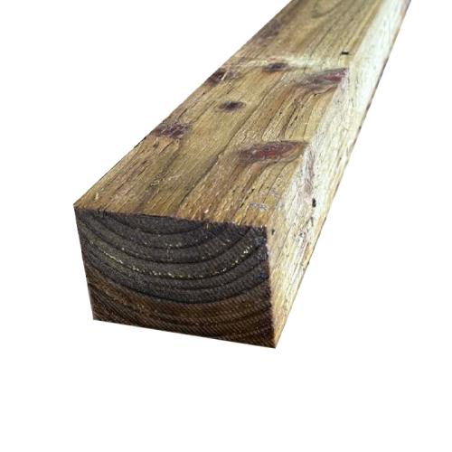 TIMBER FENCE POST 2.4M X 75MM X 100MM UC4 GREEN TRT