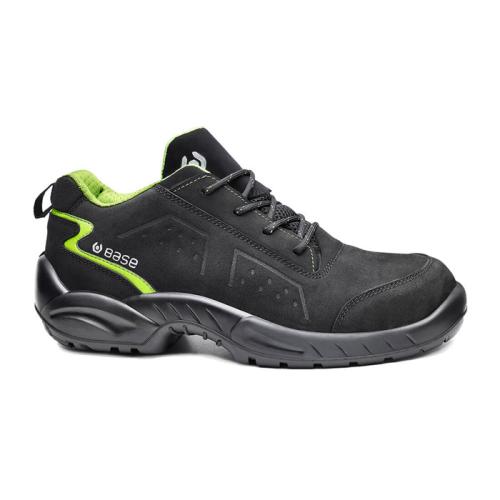 BASE CHESTER SAFETY TRAINER BLACK/GREEN - SIZE 9