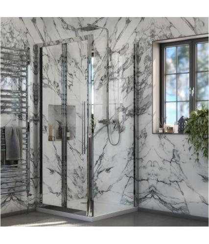 Harper & Brooke Claymore Bi-fold Shower Door 760mm